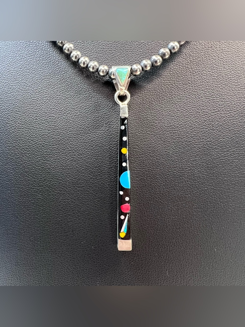 Sterling Silver Galaxy Inlay Pendant